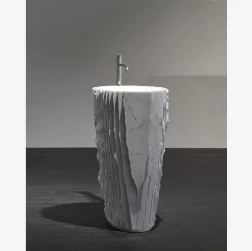 Lavabo in marmo di design Controverso di Antoniolupi