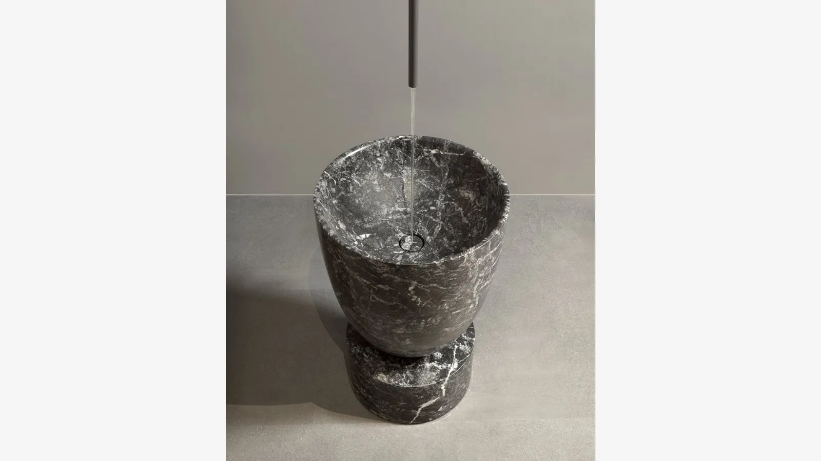 Lavabo freestanding in marmo Arcadia di Antoniolupi
