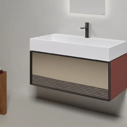 Mobile da Bagno Gestomood in laccato opaco di Antoniolupi