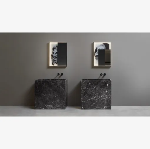 Lavabo in marmo lavico MyStreet Floor di Antoniolupi