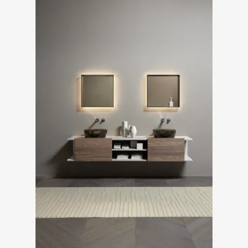 Mobile da Bagno sospeso Nemesis in Rovere di Antoniolupi