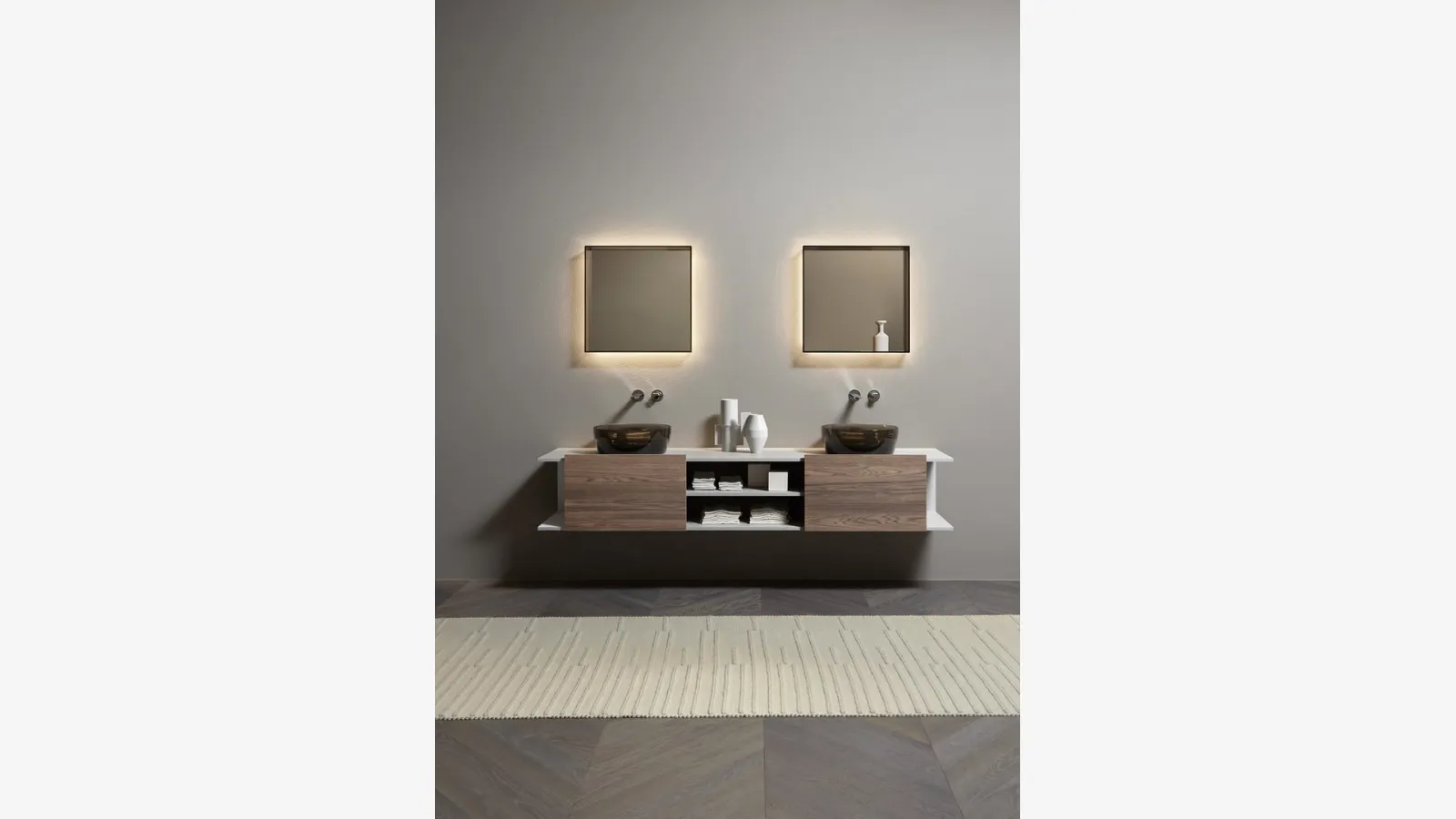 Mobile da Bagno sospeso Nemesis in Rovere di Antoniolupi