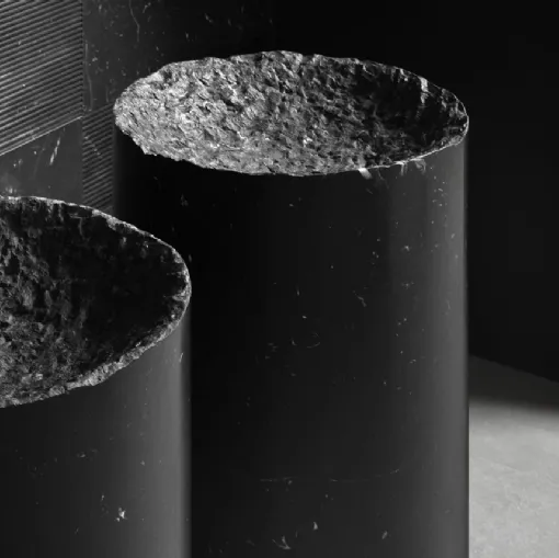 Lavabo Neolitico in pietra di Antoniolupi