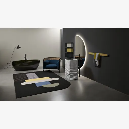 Lavabo freestanding in marmo Ossimoro di Antoniolupi