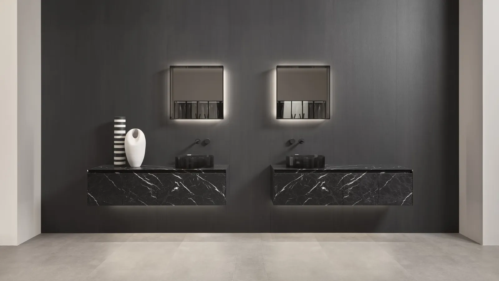 Mobile da Bagno sospeso Pantarei_Stone di Antoniolupi