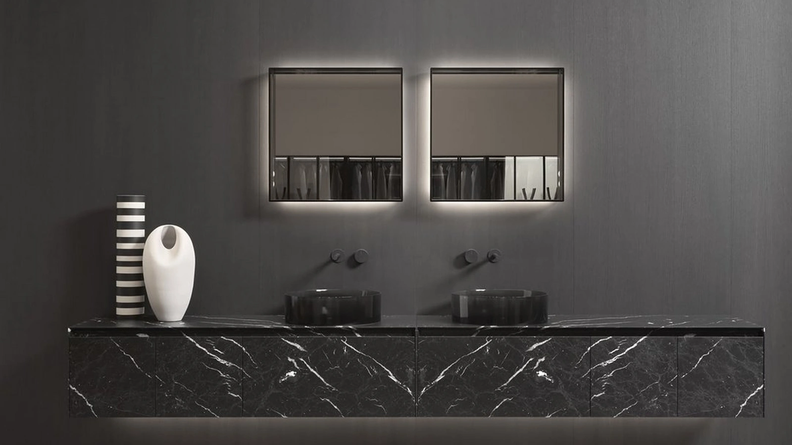 Mobile da Bagno sospeso Pantarei_Stone di Antoniolupi