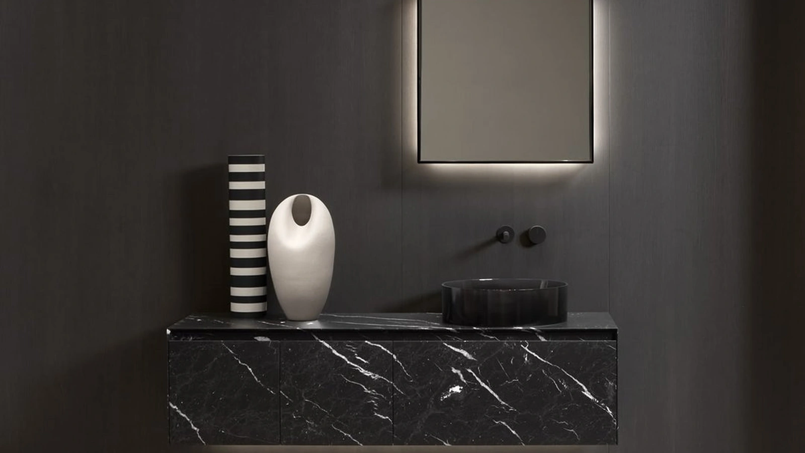 Mobile da Bagno sospeso Pantarei_Stone di Antoniolupi