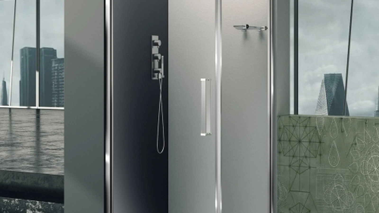 Box Doccia Prisma 1|0 di Megius