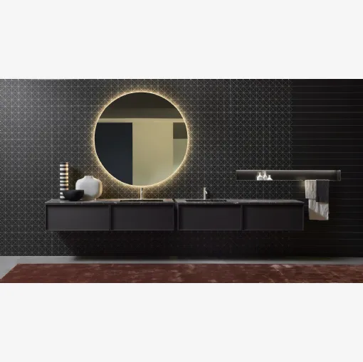 Mobile da Bagno Riquadro Rovere Matita di Antoniolupi