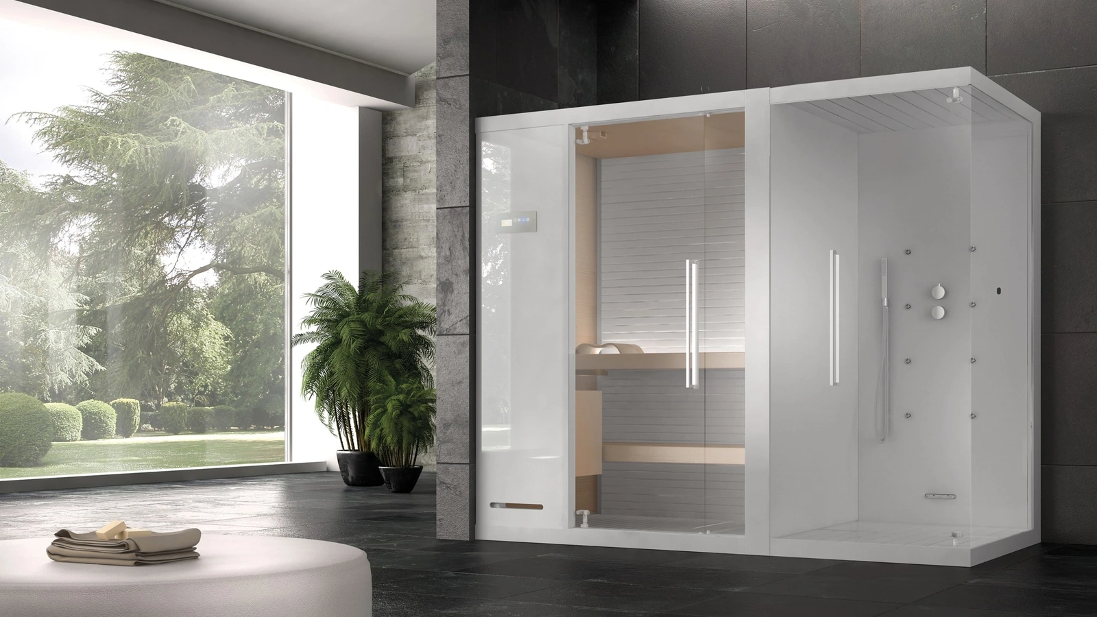 Sauna + Hamman Nirvana Combi 1 Young di Megius