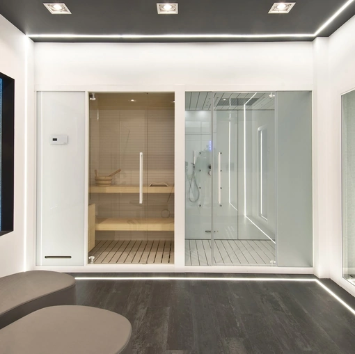 Mobile da Bagno Sauna + Hamman Nirvana Combi 1 di Megius