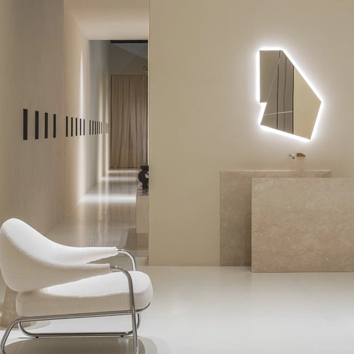 Lavabo in marmo Skyline di Antoniolupi