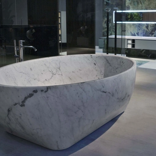Vasca da Bagno in marmo di Carrara Solidea di Antoniolupi