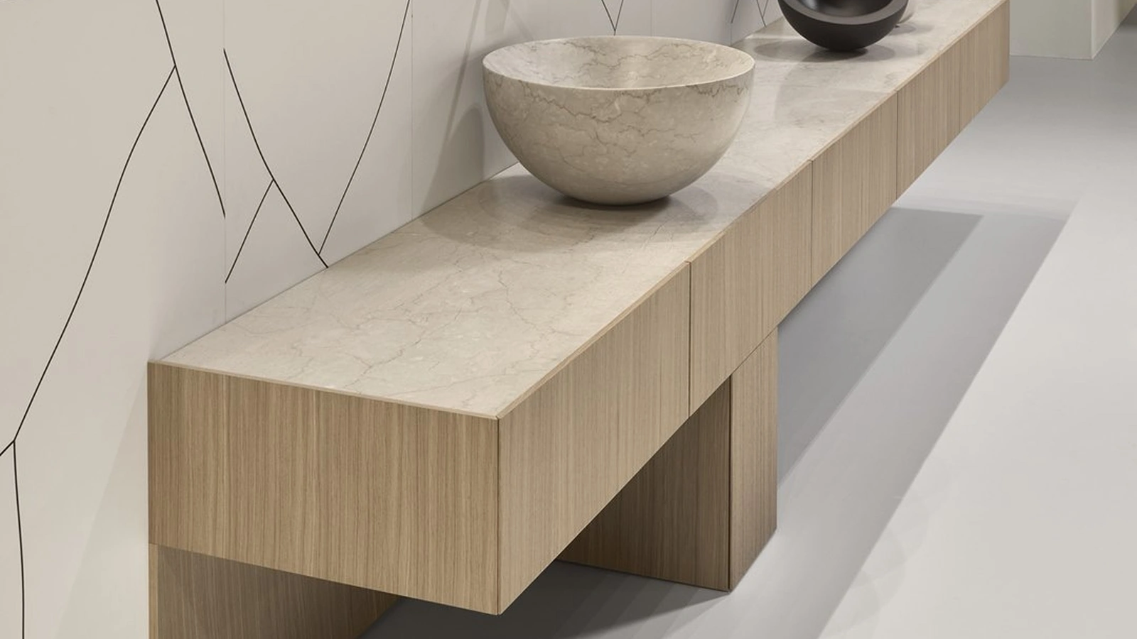 Mobile da Bagno a terra Trilite di Antoniolupi