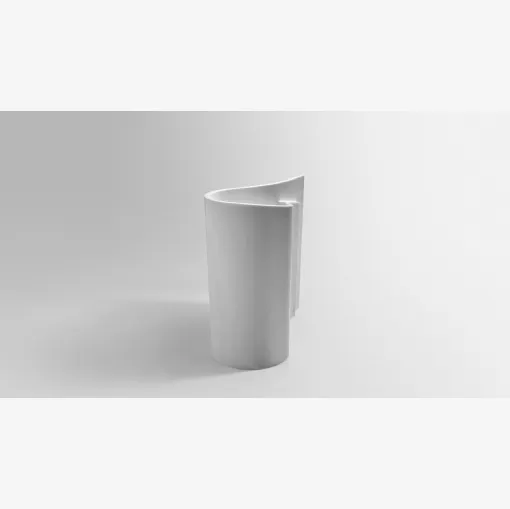 Lavabo di design in marmo Wave di Antoniolupi