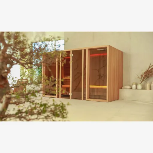 Sauna + Hammam + Doccia Yoku SH di Effe