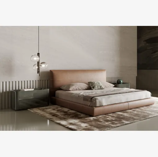 Comodino Arragan in laccato lucido di Bonaldo