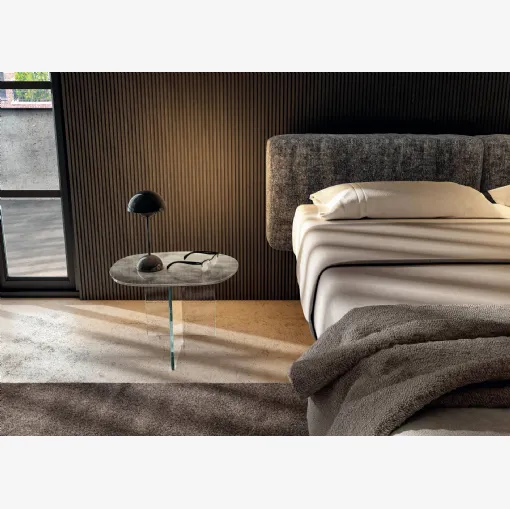 Comodino in vetro Pleasure 1419 Lago