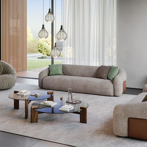 Divano lineare Baldwin di Cattelan Italia