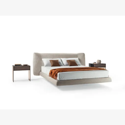 Letto in tessuto imbottito Bed In 1821 di Lago