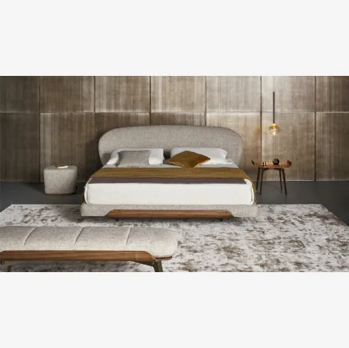 Letto con testiera Olos Bed di Bonaldo