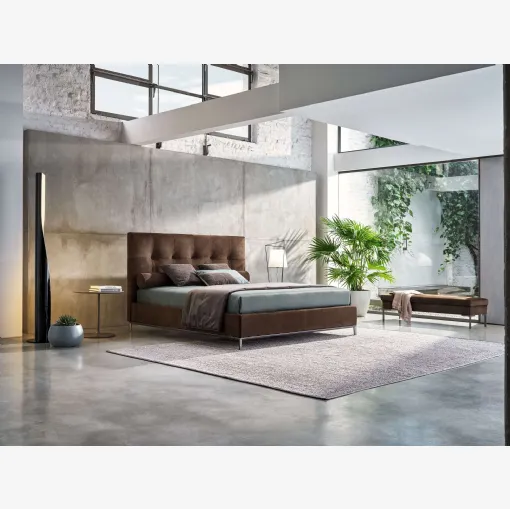 Letto in tessuto Max Capitonné Basso di Twils