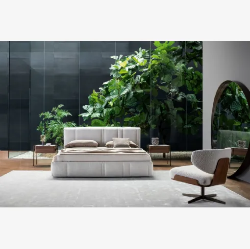 Letto con box contenitore Rigoletto di Bonaldo