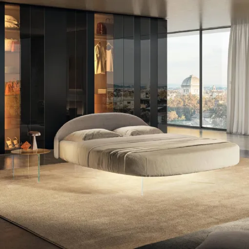 Letto matrimoniale Roundy Air di Lago