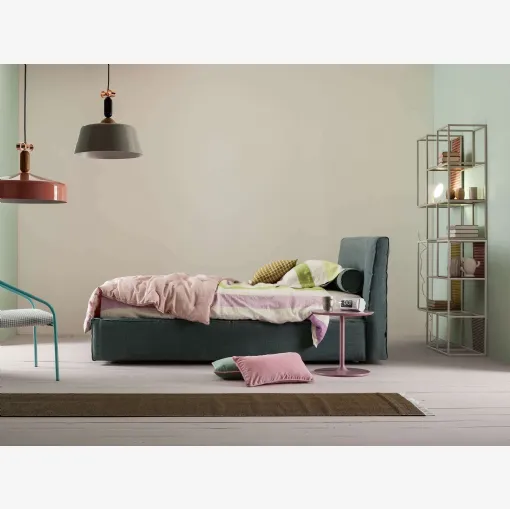 Letto Singolo in tessuto Ada di Twils