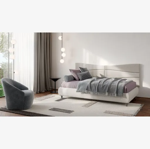 Letto singolo Boiserie Flute di Twils
