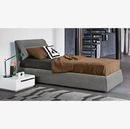 Letto singolo con box contenitore Campo di Bonaldo