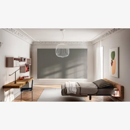 Letto Singolo sospeso Fluttua Kids & Young 1266 di Lago