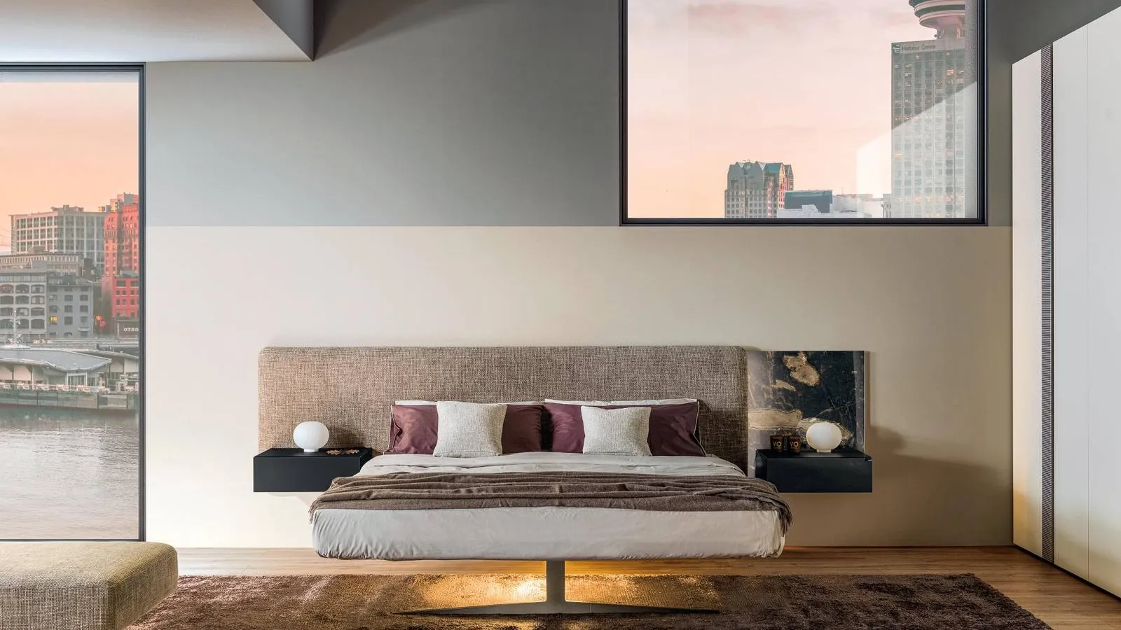 Letto Steel 1757 di Lago