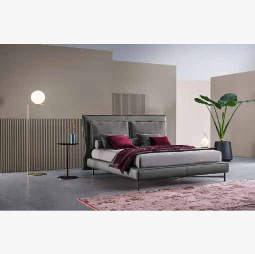 Letto con testiera SP2802 Basso di Twils