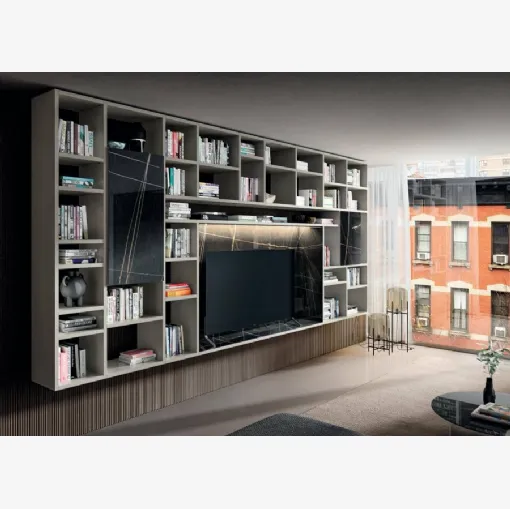 Libreria sospesa 30mm 1202 di Lago