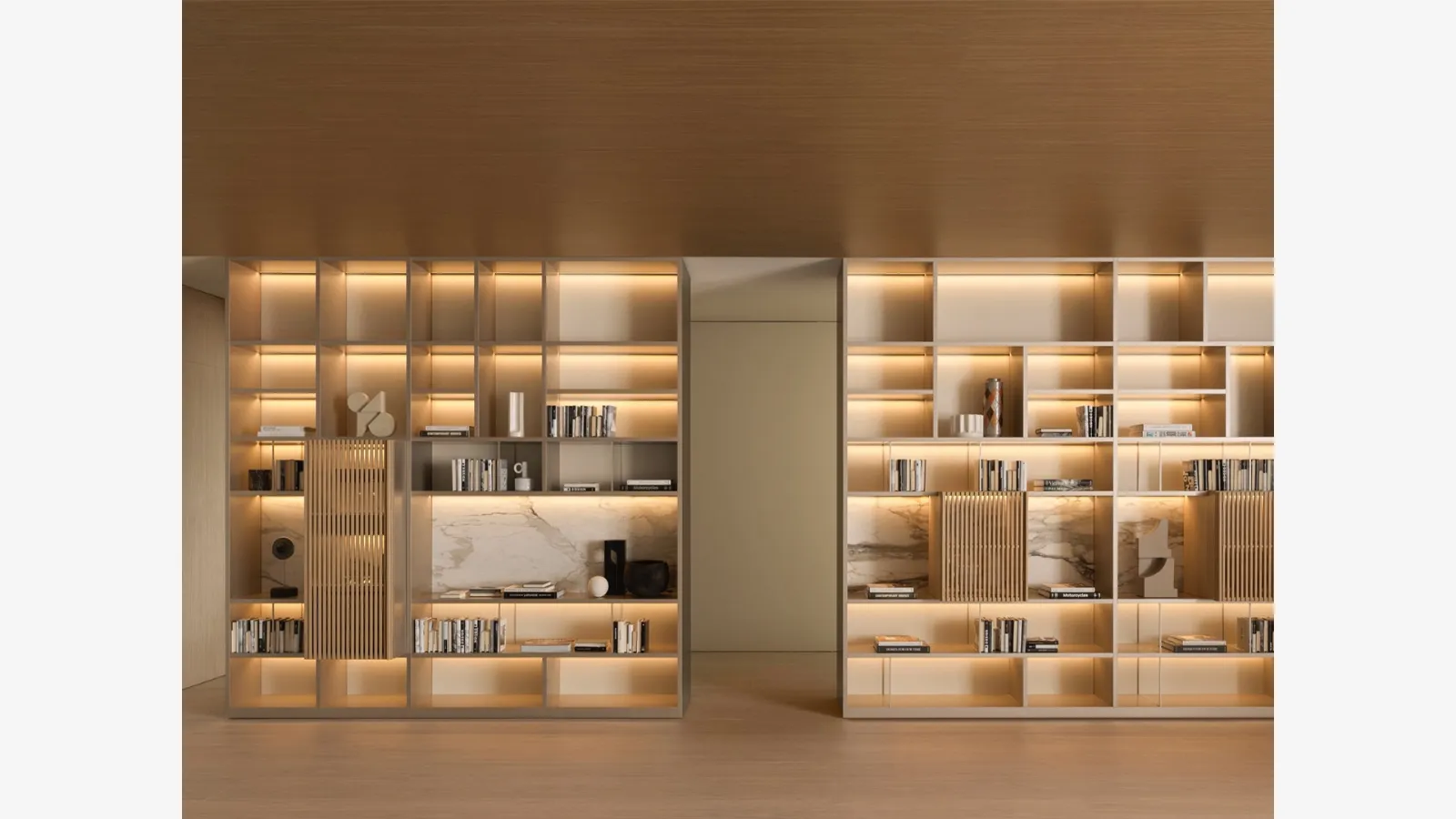 Libreria componibile 505 UP SYSTEM 01 di Molteni & C
