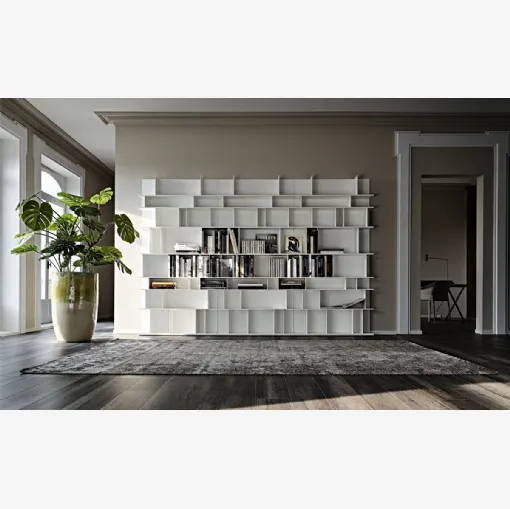 Libreria a muro Wally di Cattelan Italia