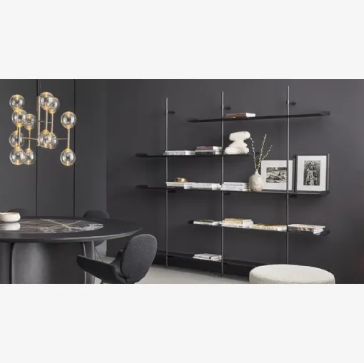 Libreria a muro di design Foil di Bonaldo