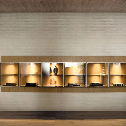 Libreria Pass-Word Grid Up Wall Unit di Molteni & C