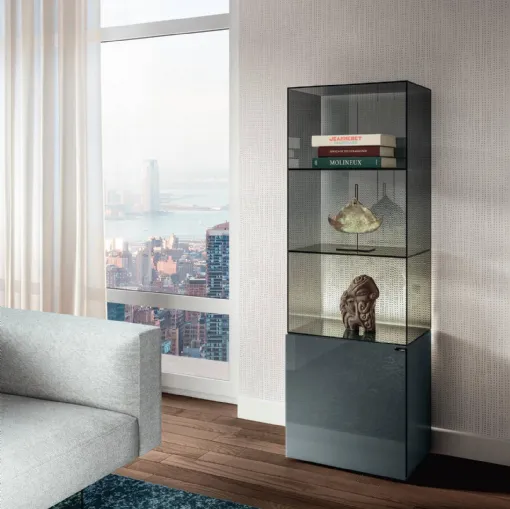 Madia alta in vetro 36e8 Glass 1358 di Lago