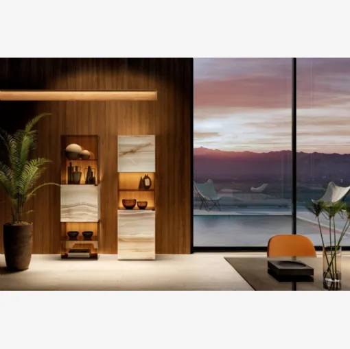 Madie Verticali 36e8 Glass 1359 in vetro di Lago