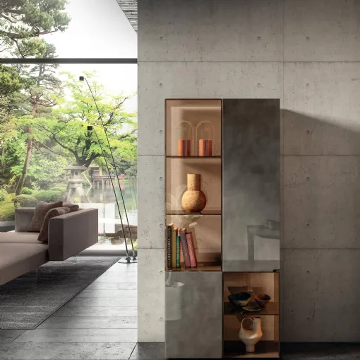 Madia alta in vetro 36e8 Glass 1362 di Lago
