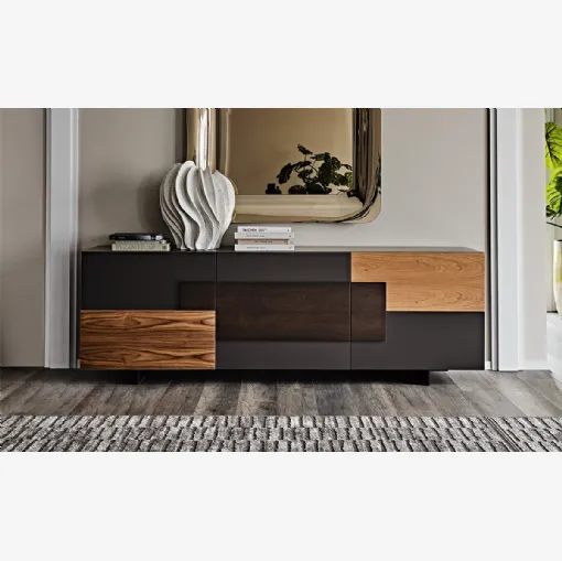 Madia di design in legno Torino di Cattelan Italia