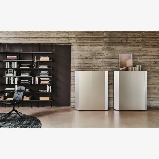 Madia Alta in legno laccato Chelsea di Cattelan Italia