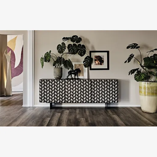 Madia Lavander in legno laccato di Cattelan Italia