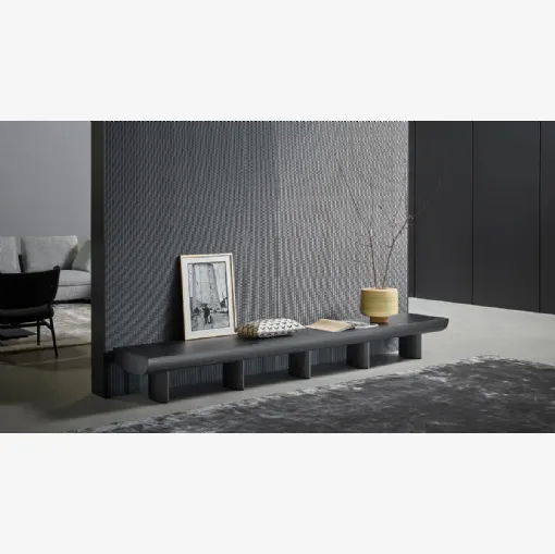 Mobile ingresso in legno Sculptural di Bonaldo