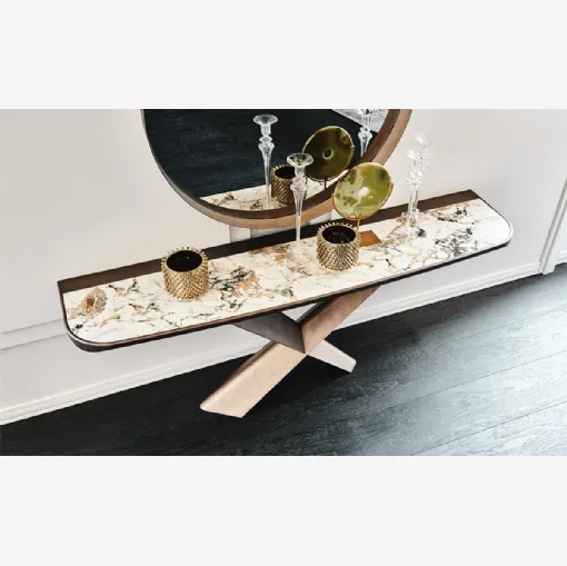 Consolle in ceramica Marmi Terminal Keramik Premium di Cattelan Italia
