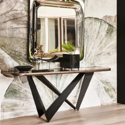 Consolle in ceramica effetto marmo Westin Keramik Premium di Cattelan Italia