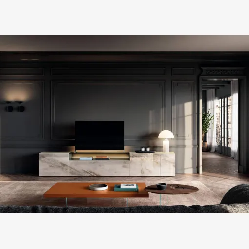 Mobile Porta Tv 36e8 Glass 2151 di Lago