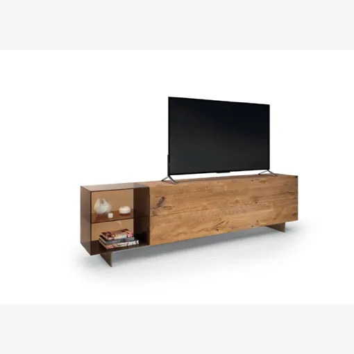 Mobile Porta Tv 36e8 Glass 2660 di Lago